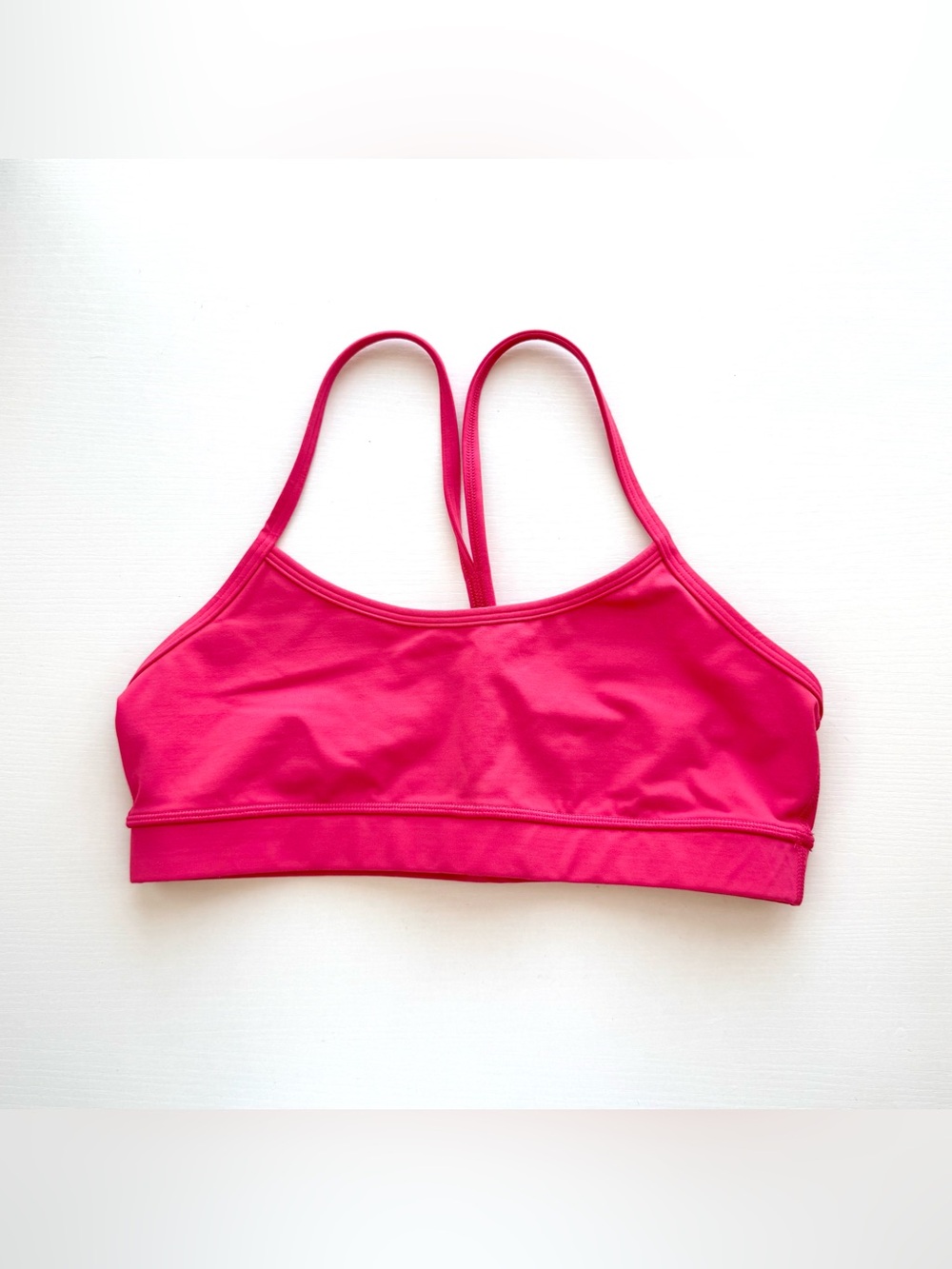 Lululemon Flow Y Luon Raceback Sports Bra IV SIZE 8